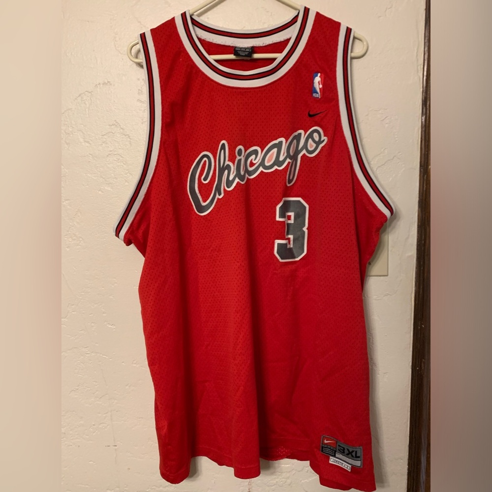 Vintage Nike Tyson Chandler Chicago Bulls Jersey Stitched Size 3XL Men’s